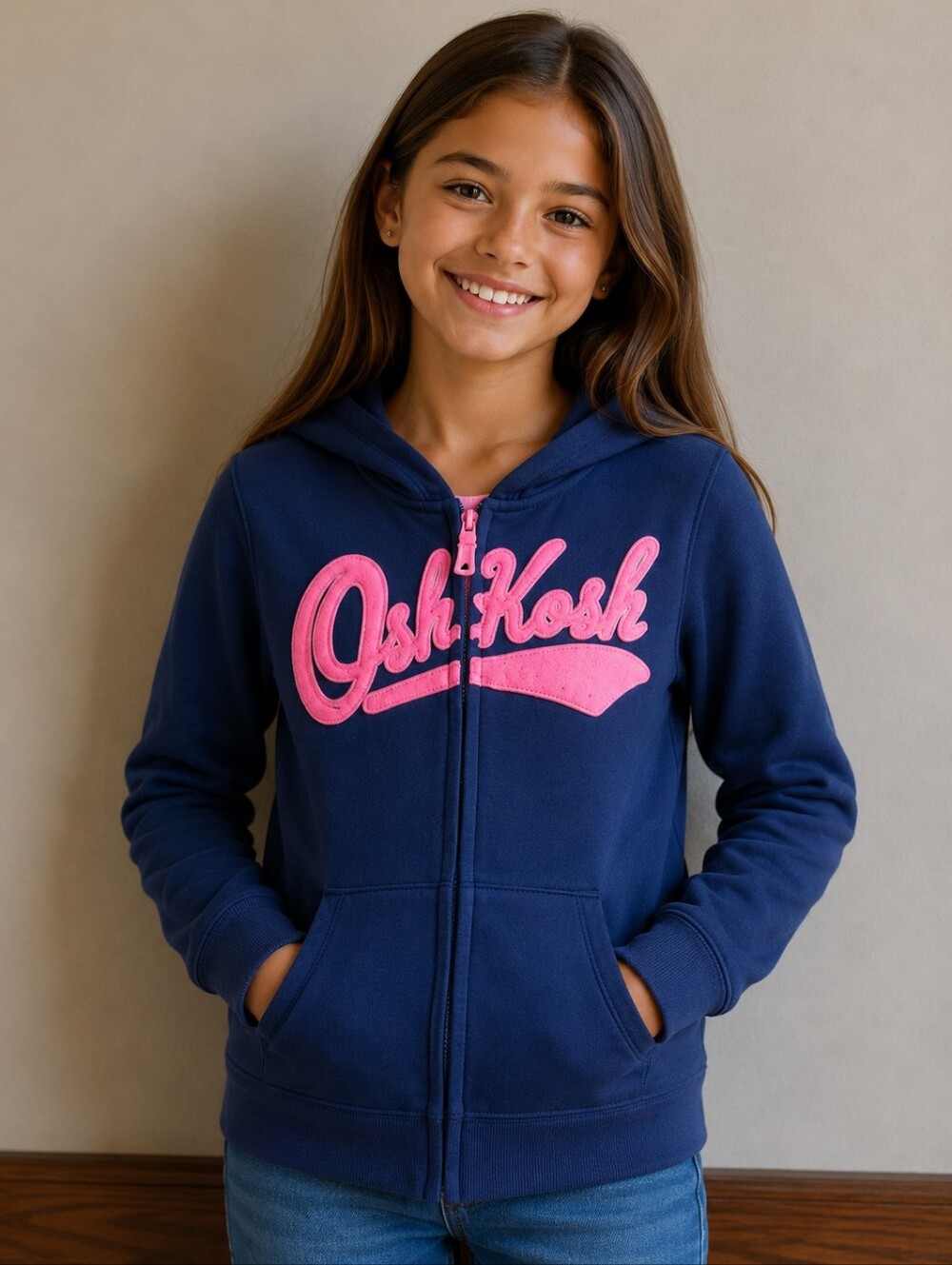 Size 14 Girls Oshkosh Hoodie Jacket